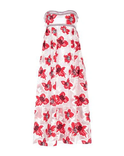 Shop Tory Burch Knee-length Dresses In Red