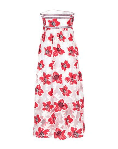 Shop Tory Burch Knee-length Dresses In Red
