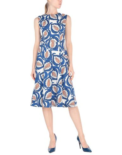 Shop Marni Knee-length Dresses In Blue