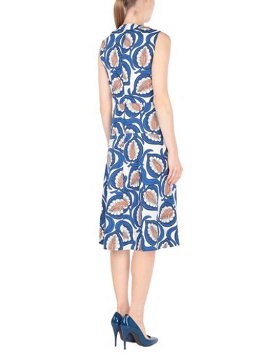 Shop Marni Knee-length Dresses In Blue