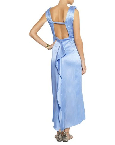 Shop Sophia Kokosalaki Long Dress In Azure