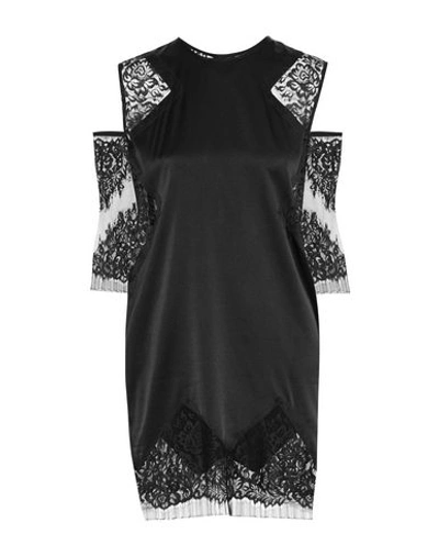 Shop Michelle Mason Short Dress In Black