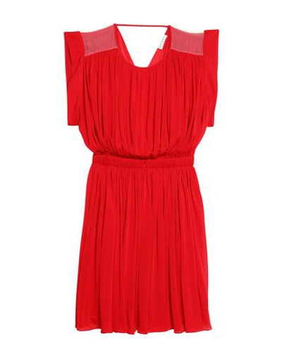 Shop Vionnet Midi Dresses In Red