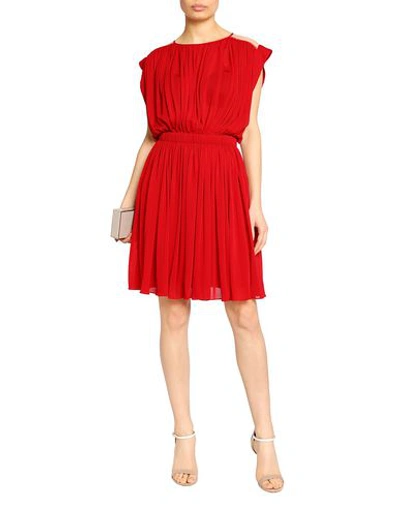 Shop Vionnet Midi Dresses In Red