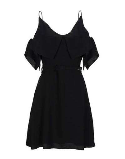 Shop Frankie Morello Woman Mini Dress Black Size 6 Polyester