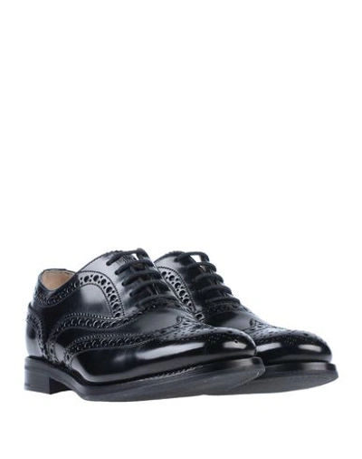 Shop Church's Laced Shoes In Black