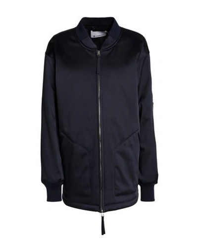 Shop Alexander Wang T Jacket In Dark Blue