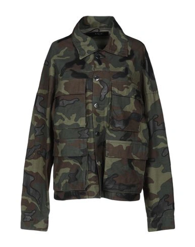 Shop Amiri Jacket In Military Green