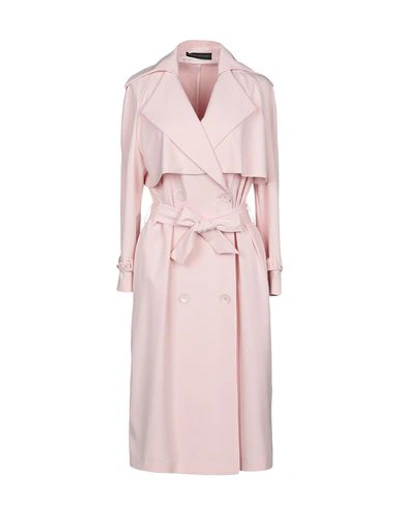 Shop Alessandro Dell'acqua Full-length Jacket In Light Pink