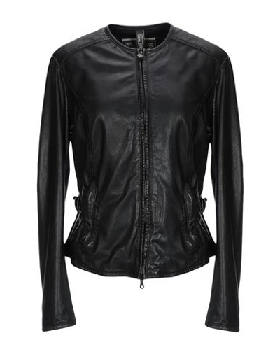 Shop Matchless Biker Jacket In Black