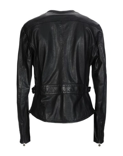 Shop Matchless Biker Jacket In Black
