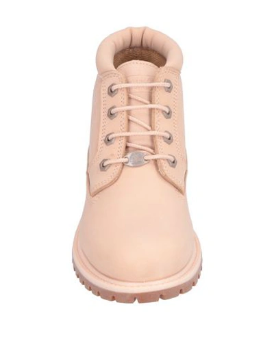 Shop Timberland Ankle Boot In Pale Pink
