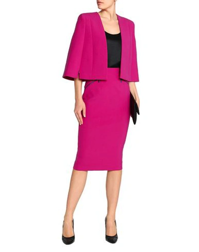 Shop Amanda Wakeley Cape In Fuchsia