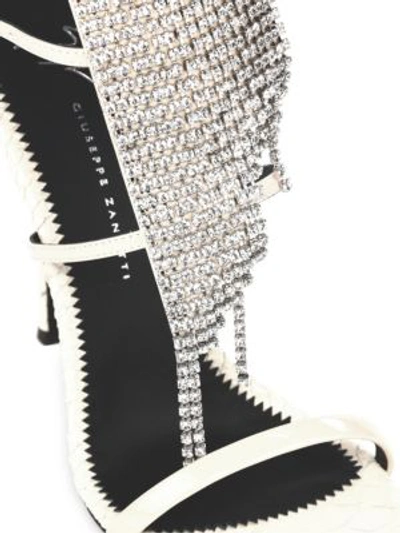 Shop Giuseppe Zanotti Alien Crystal Stiletto Sandals