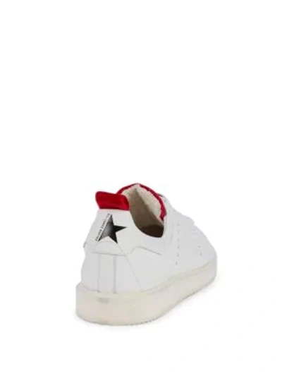 Shop Golden Goose Lace-up Leather Sneakers In Multi