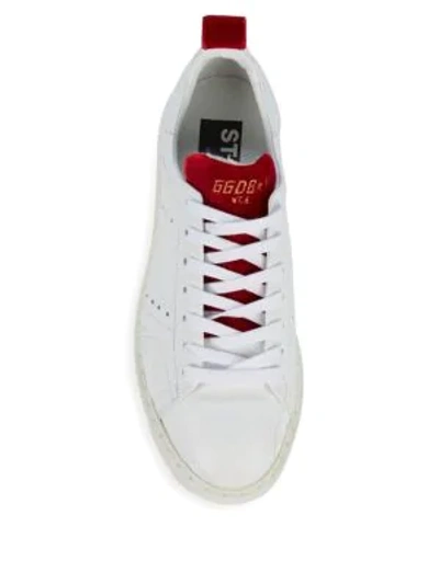 Shop Golden Goose Lace-up Leather Sneakers In Multi