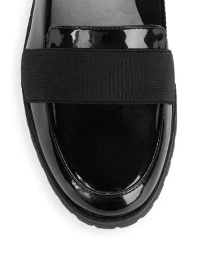 Shop Anne Klein Beyond Patent Loafers In Black