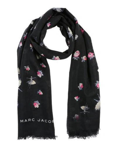 Shop Marc Jacobs Scarves In Black