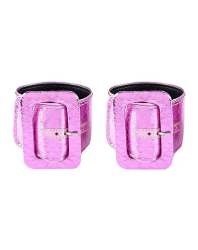 Shop Attico Bracelets In Fuchsia
