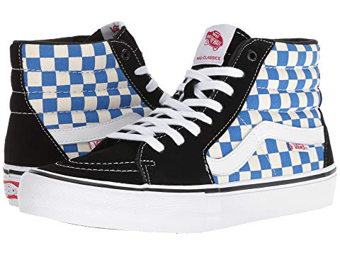 vans sk8 hi pro checkerboard