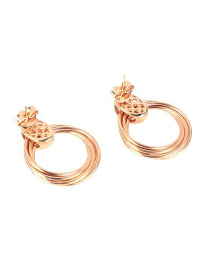 Shop Bronzallure Earrings In Copper