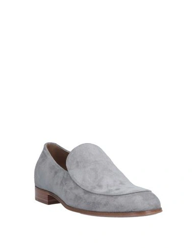 Shop Gianvito Rossi Loafers In Grey