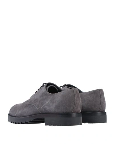 Shop Sergio Rossi Laced Shoes In Lead