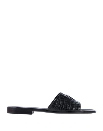 Shop Giuseppe Zanotti Sandals In Black