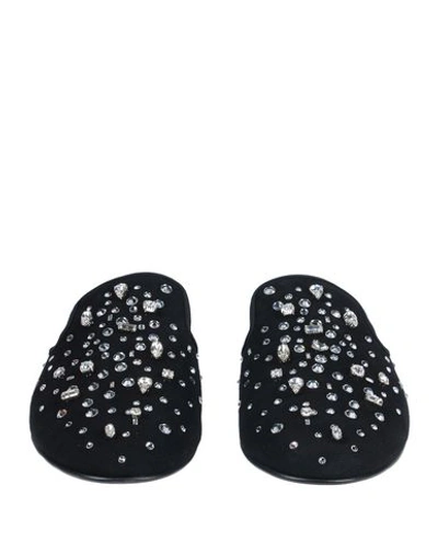 Shop Giuseppe Zanotti Slippers In Black