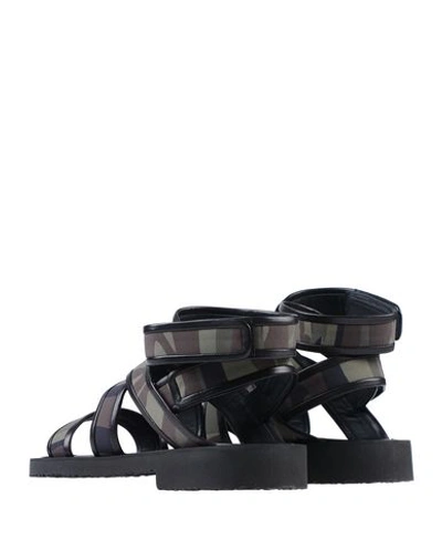 Shop Giuseppe Zanotti Sandals In Military Green