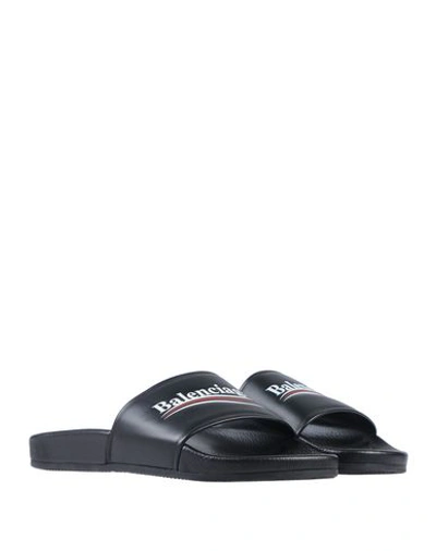 Shop Balenciaga Sandals In Black