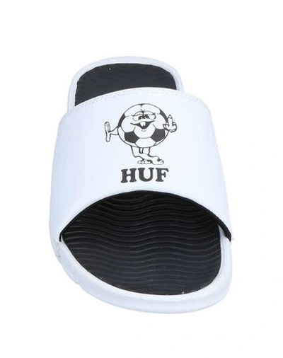 Shop Huf Slippers In White
