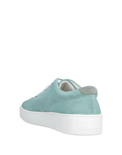 Shop Fabiano Ricci Sneakers In Light Green