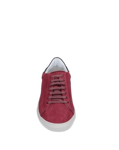 Shop Fabiano Ricci Sneakers In Brick Red