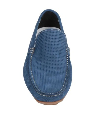 Shop Fabiano Ricci Loafers In Blue