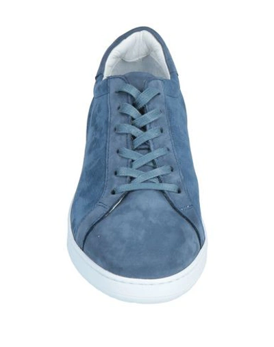 Shop Fabiano Ricci Sneakers In Slate Blue