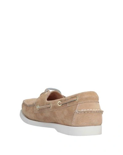 Shop Sebago Loafers In Beige