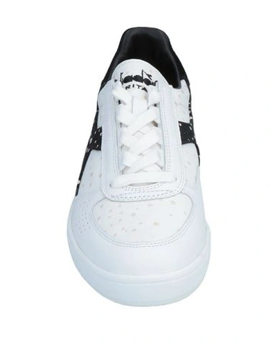 Shop Diadora Heritage Man Sneakers White Size 8 Textile Fibers, Soft Leather