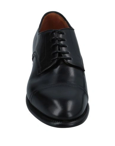 Shop Silvano Sassetti Laced Shoes In Black