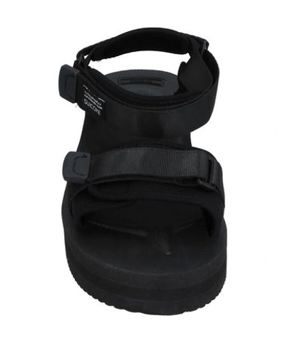 Shop Suicoke Sandals In Black