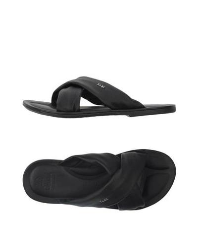 Shop Fabi Sandals In Black