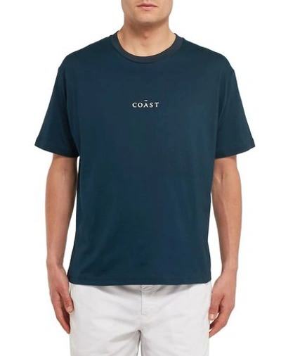 Shop Everest Isles T-shirts In Dark Blue
