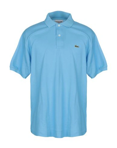Shop Lacoste Polo Shirt In Azure