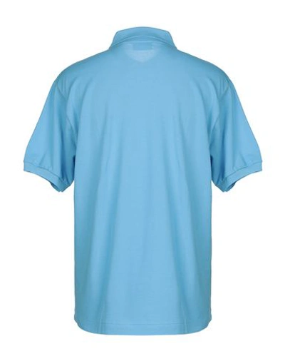Shop Lacoste Polo Shirt In Azure