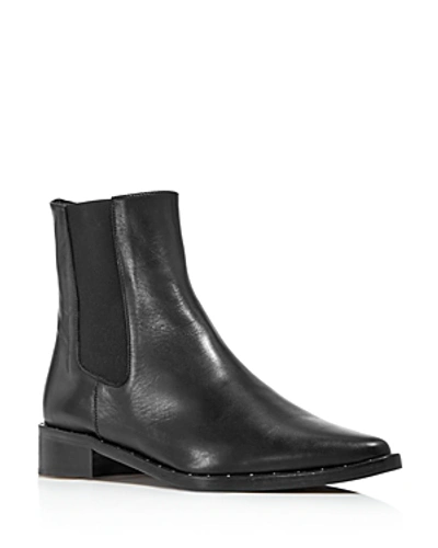 Shop Freda Salvador Women's Pointed Toe Chelsea Boots In Black