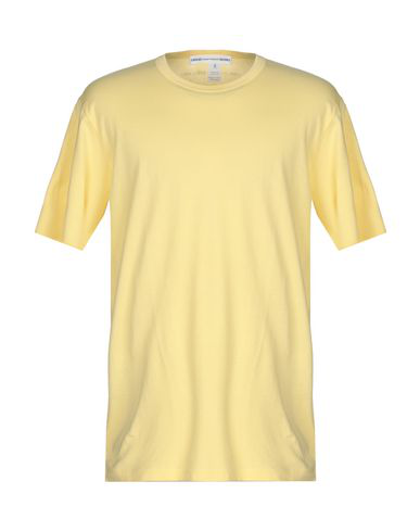 comme des garcons t shirt yellow