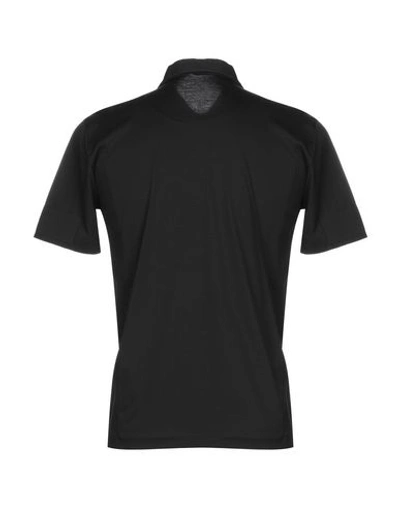 Shop Prada Polo Shirts In Black