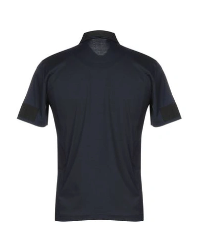 Shop Prada Polo Shirt In Dark Blue