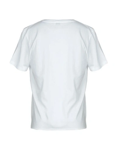 Shop Saint Laurent T-shirts In White