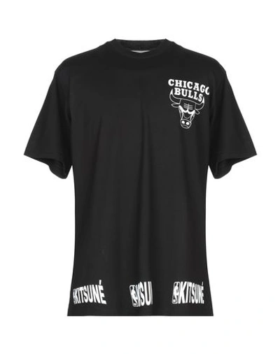Shop Kitsuné T-shirts In Black